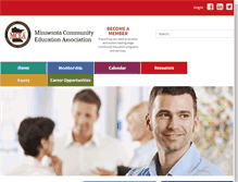 Tablet Screenshot of mn-mcea.org